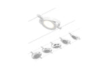 CorDuo LED Seilsystem RoundMac Basisset 5x