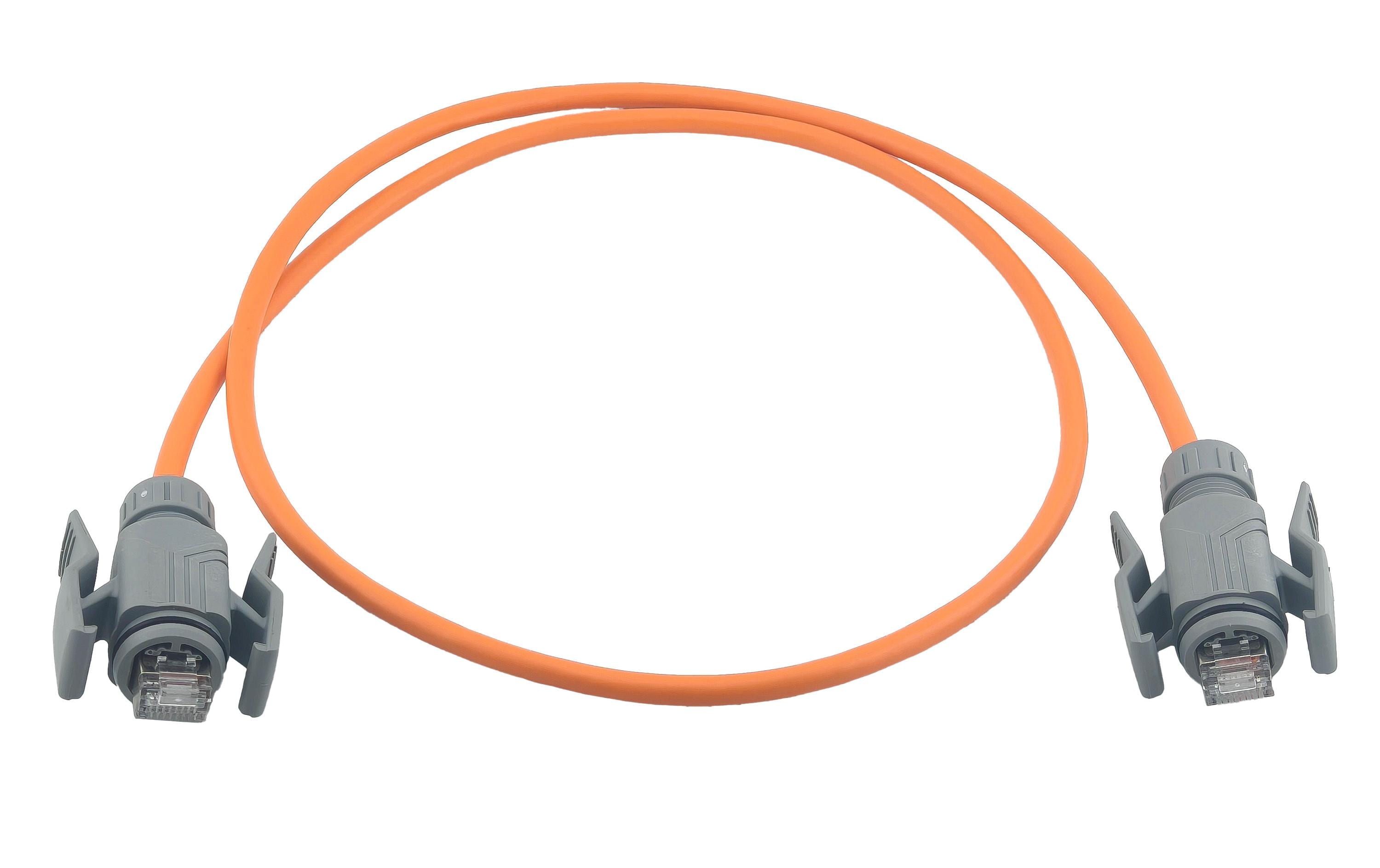 Wirewin Patchkabel: S/FTP, 1m, orange