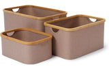 Lumaland Bambus Aufbewahrungsbox Set 3 Stk.