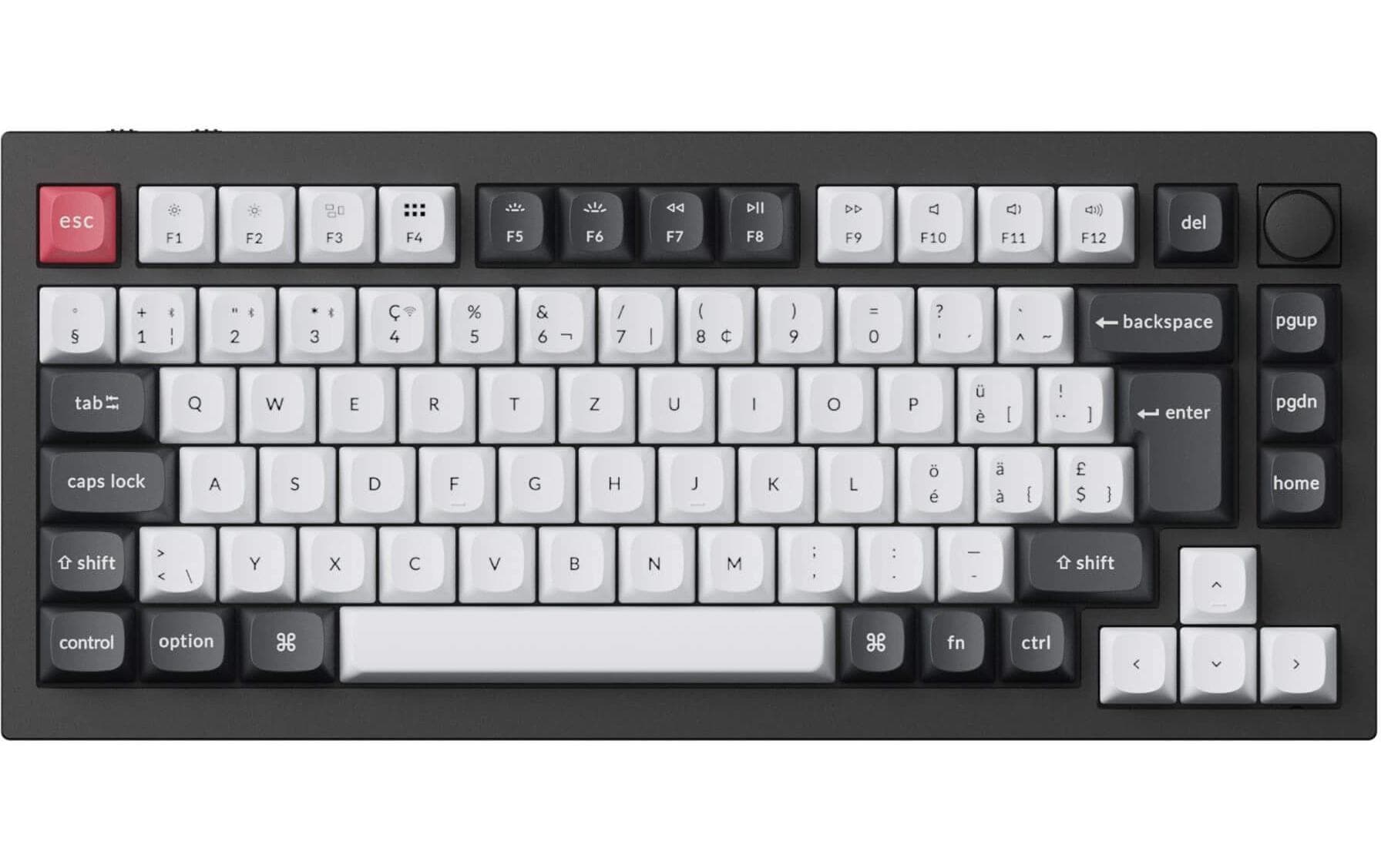 Q1 HE Carbon Black QMK Magnetic Switch, CH