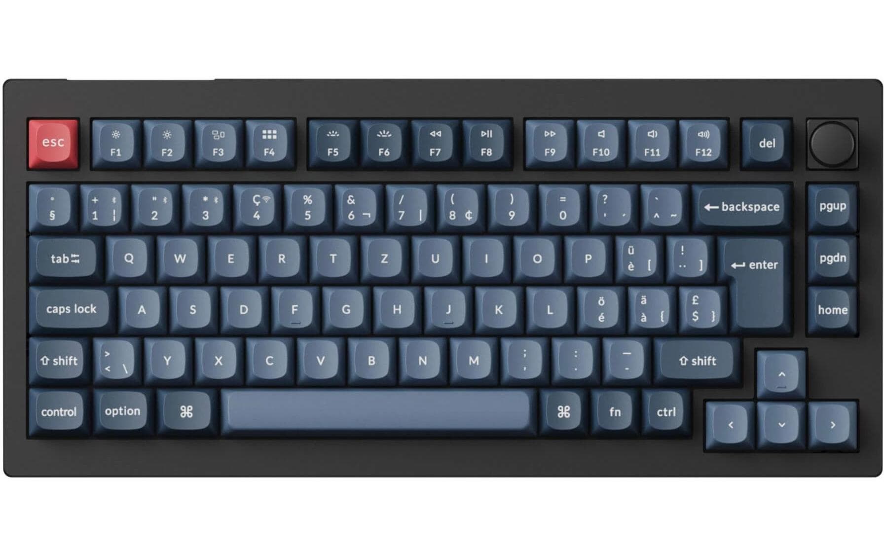 Keychron V1 Max Black Brown Switch, CH