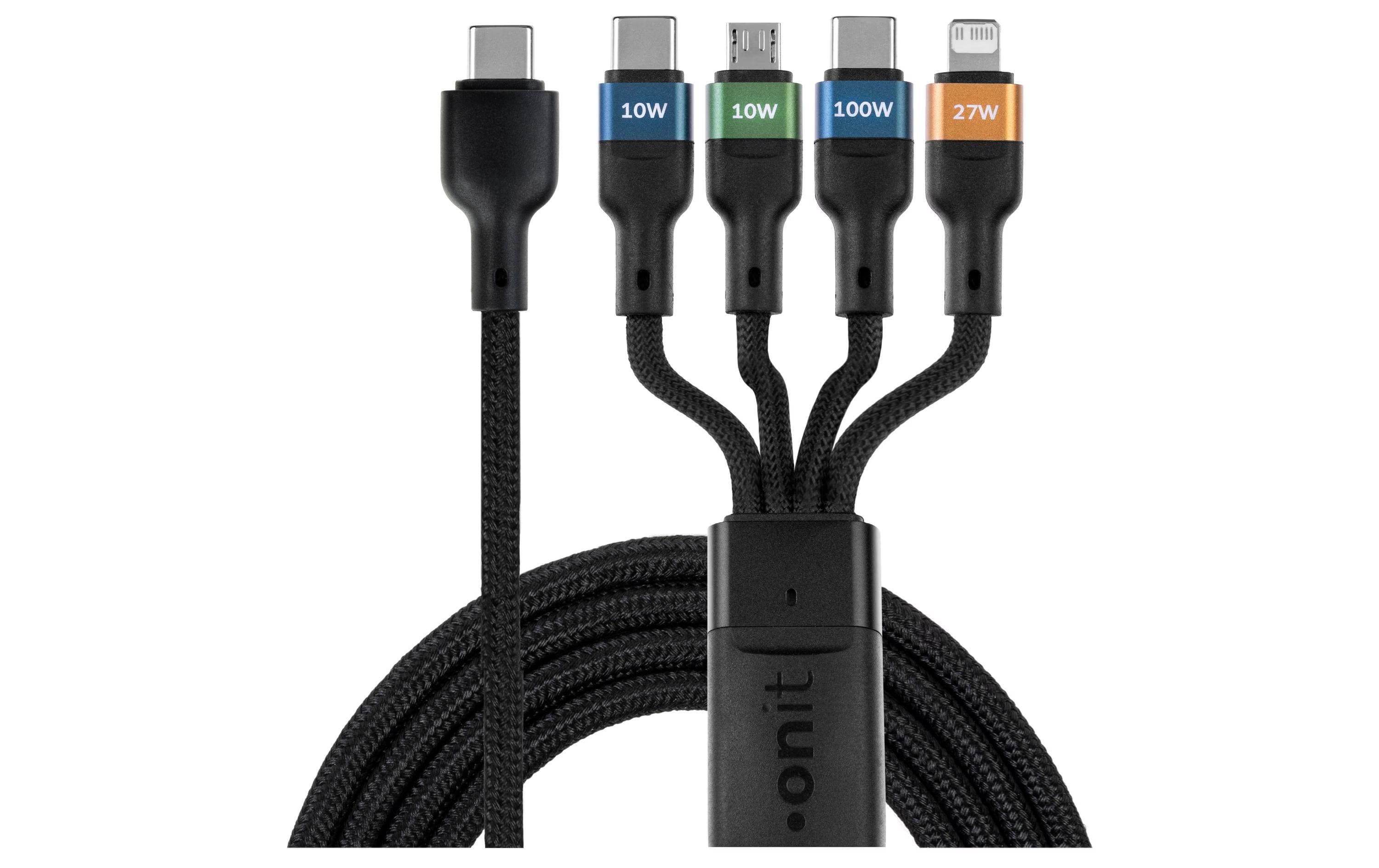onit USB-Multi-Kabel 4in1 1.2M 100W