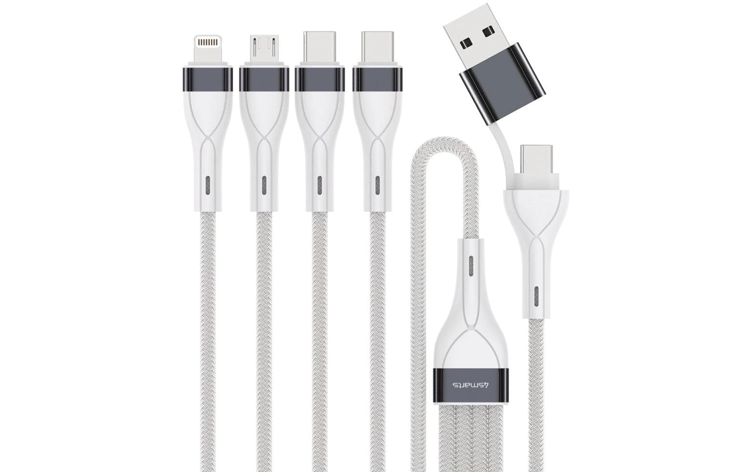 4smarts USB-C/A Multikabel 4 in 2