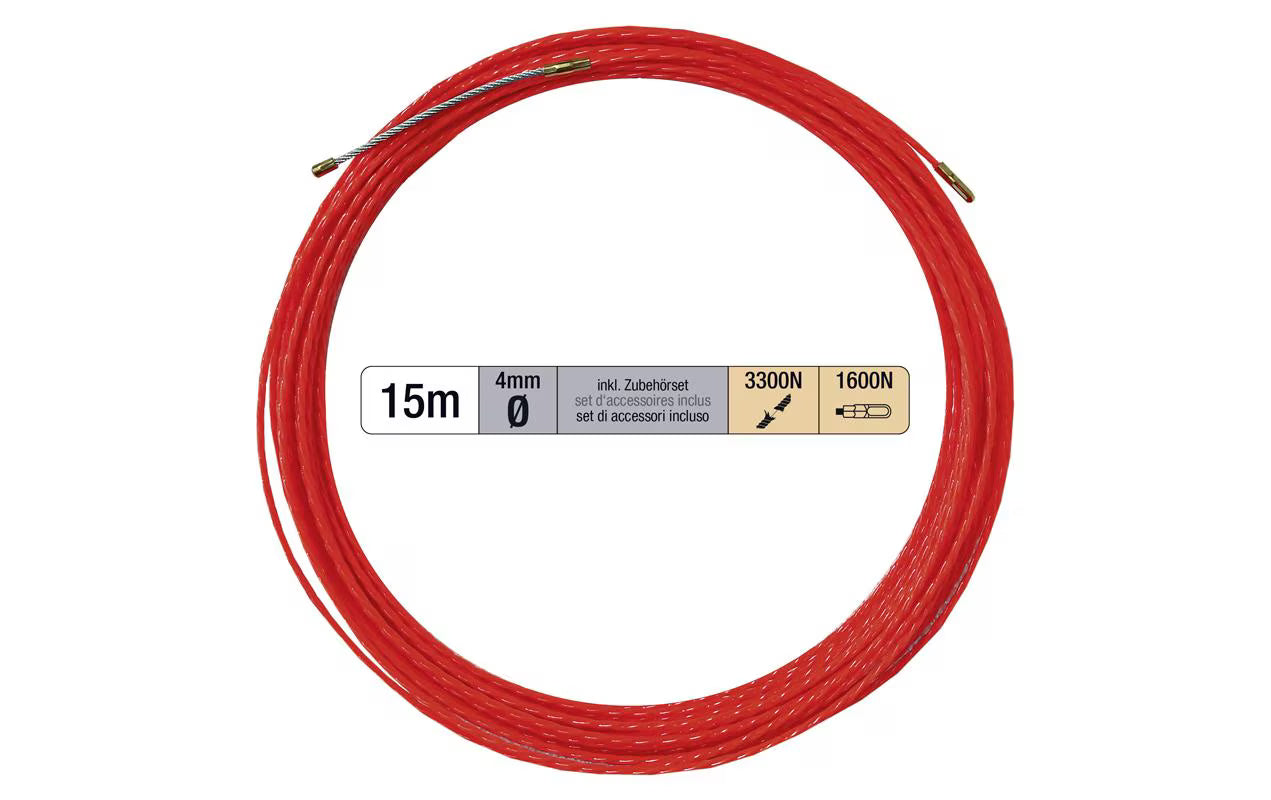 Einzugsband 4mm, 15m, PET