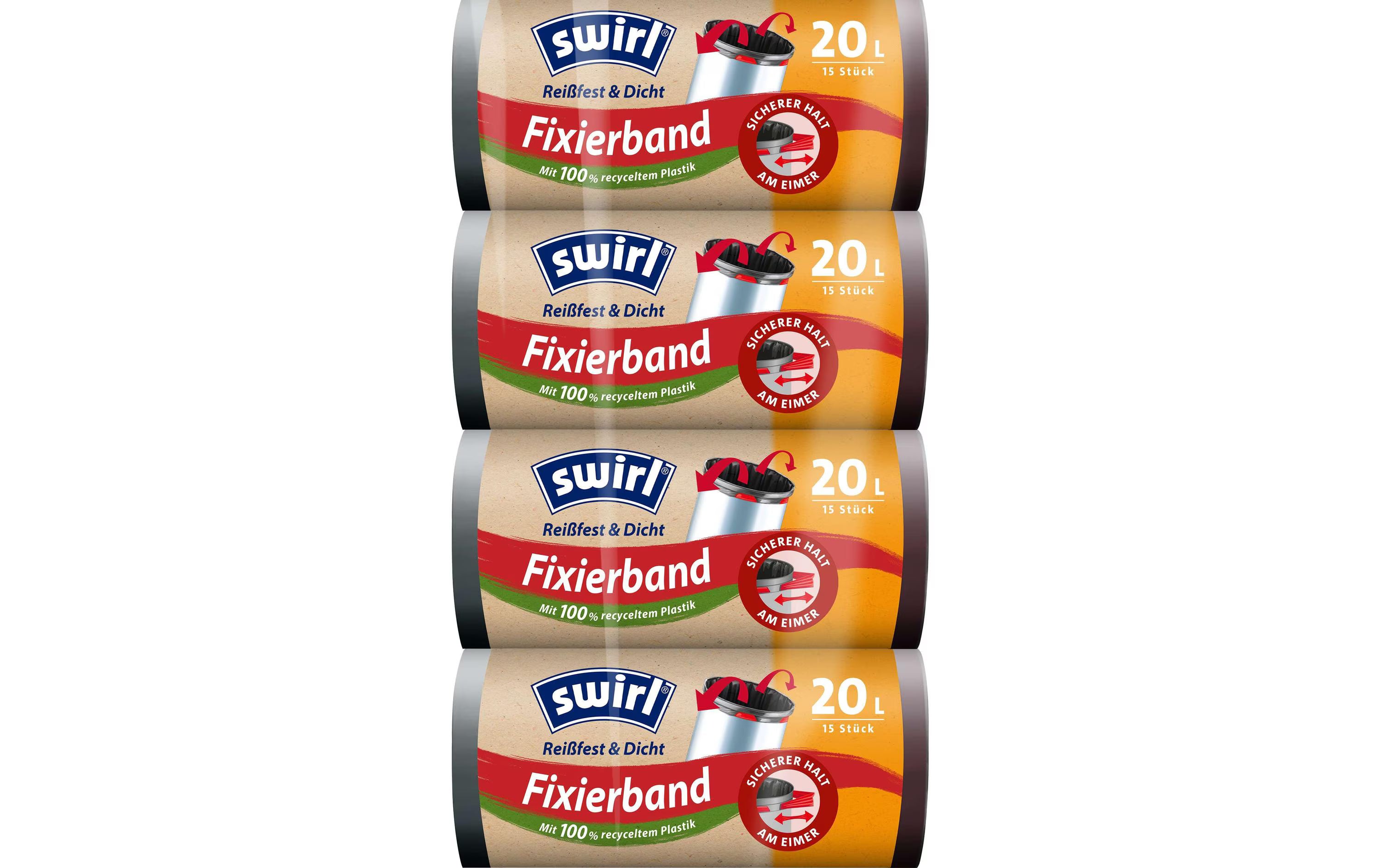 Swirl Müllbeutel elastisch 20l
