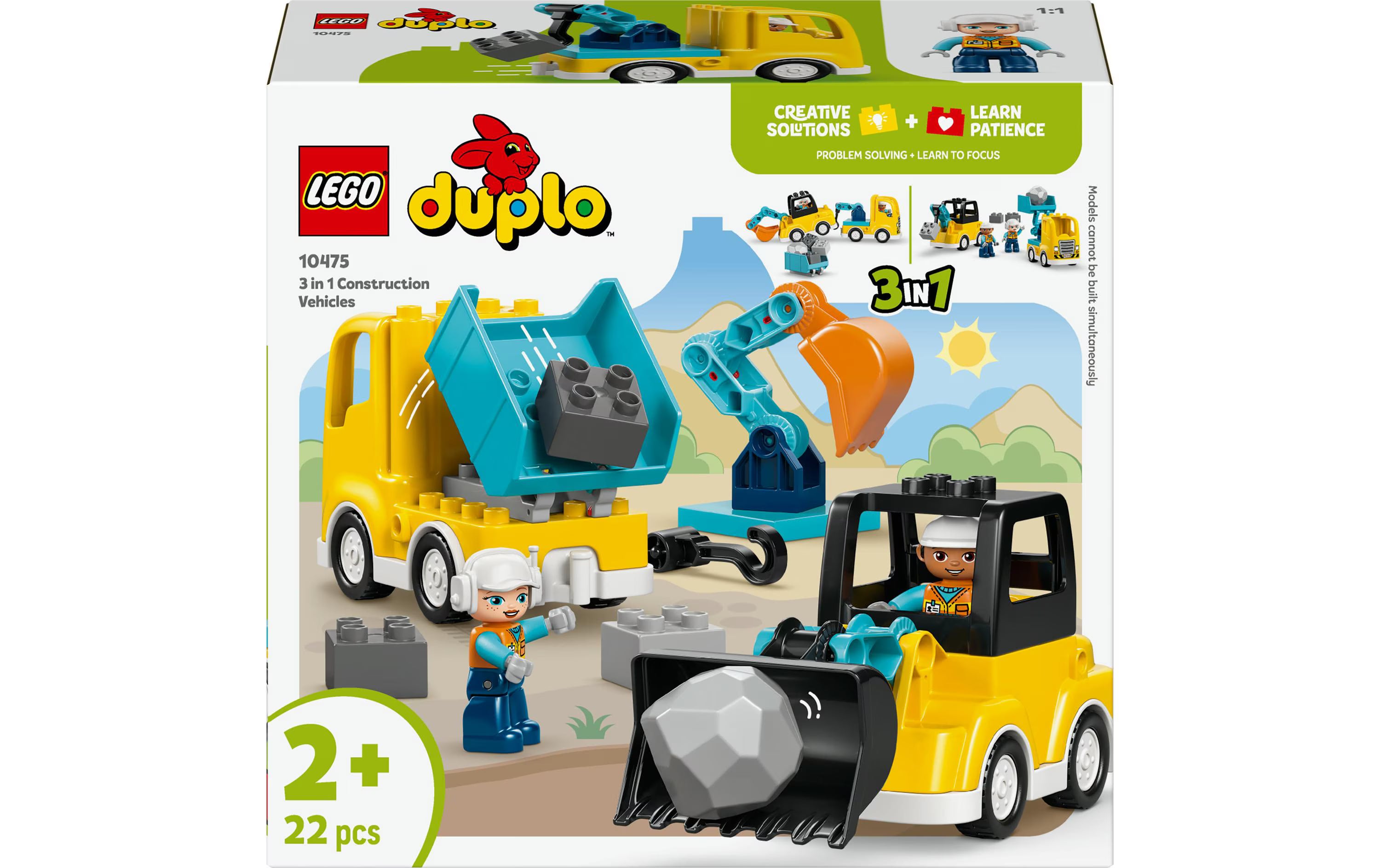 Baufahrzeuge - 3-in-1-Set