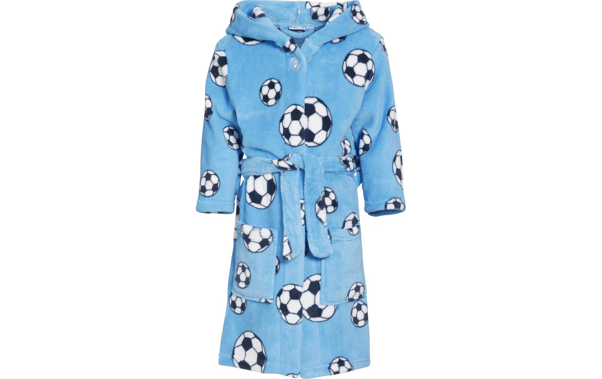 Playshoes Fleece-Bademantel Fussball
