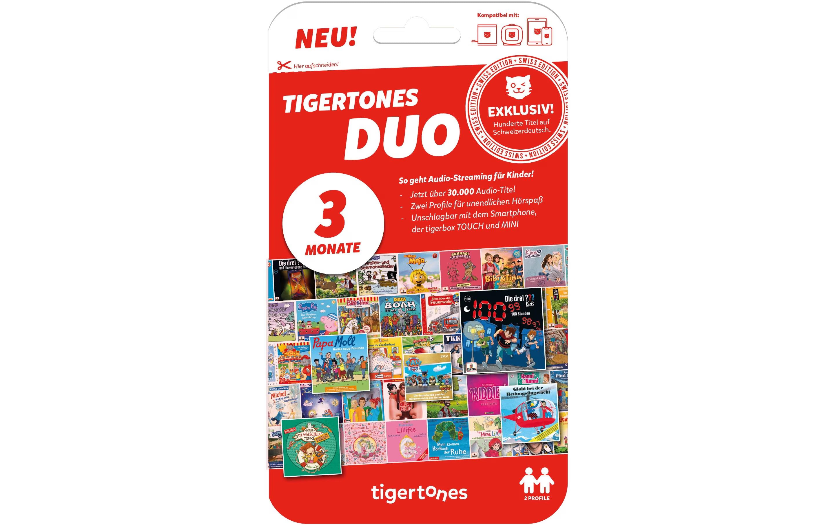 tigertones DUO - Ticket 3 Monate