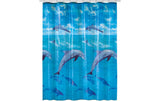 Kleine Wolke Duschvorhang Dolphin