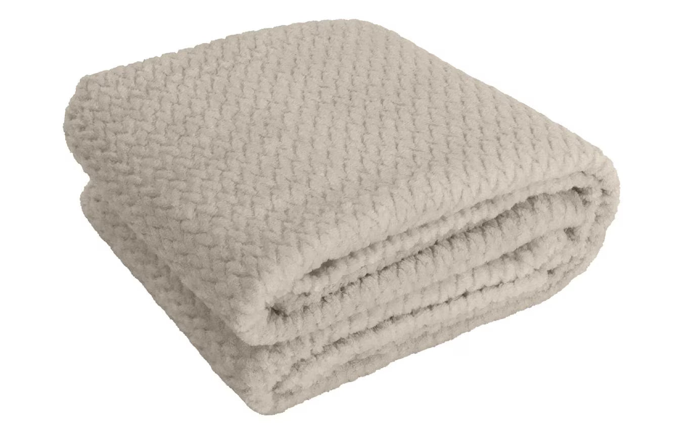 Hubatka Plaid Uni, beige