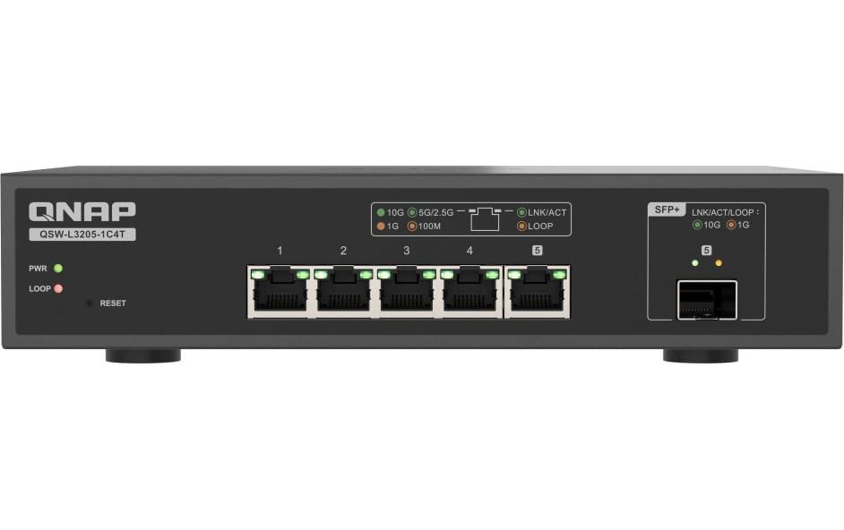 QNAP QSW-L3205-1C4T 4-Port Switch