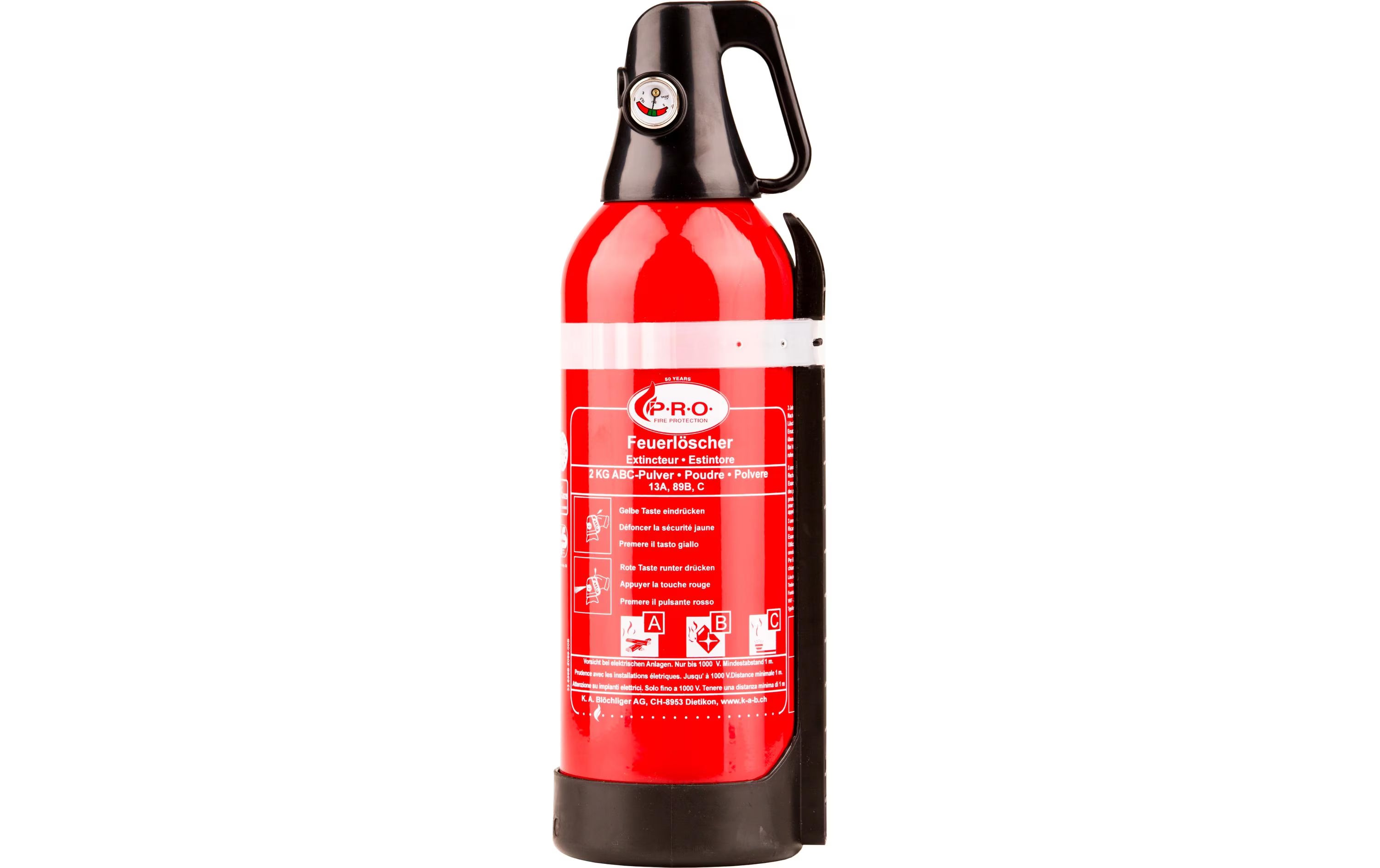 P.R.O. Feuerlöscher Pulver PA 2 MS
