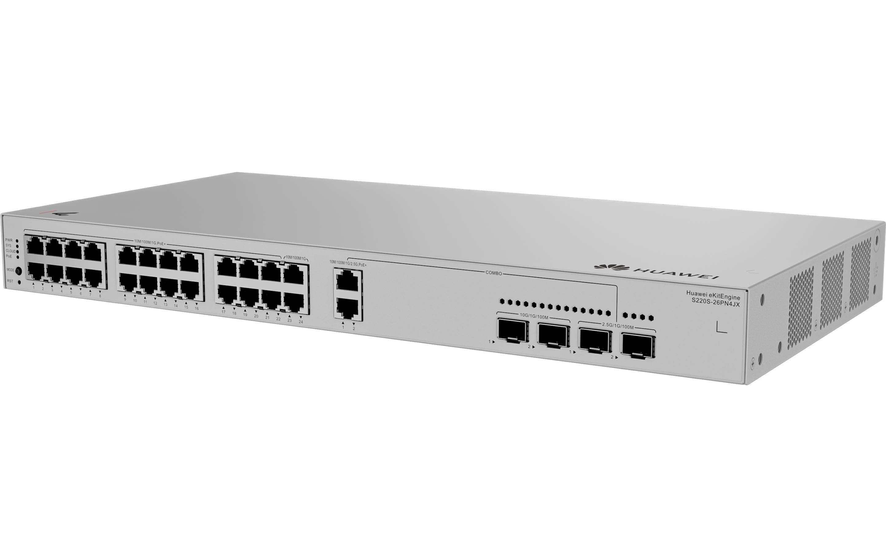 Huawei L2 Managed Switch: S220S-26PN4JX