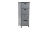 relaxdays Badezimmerschrank mit 4 Schubl.