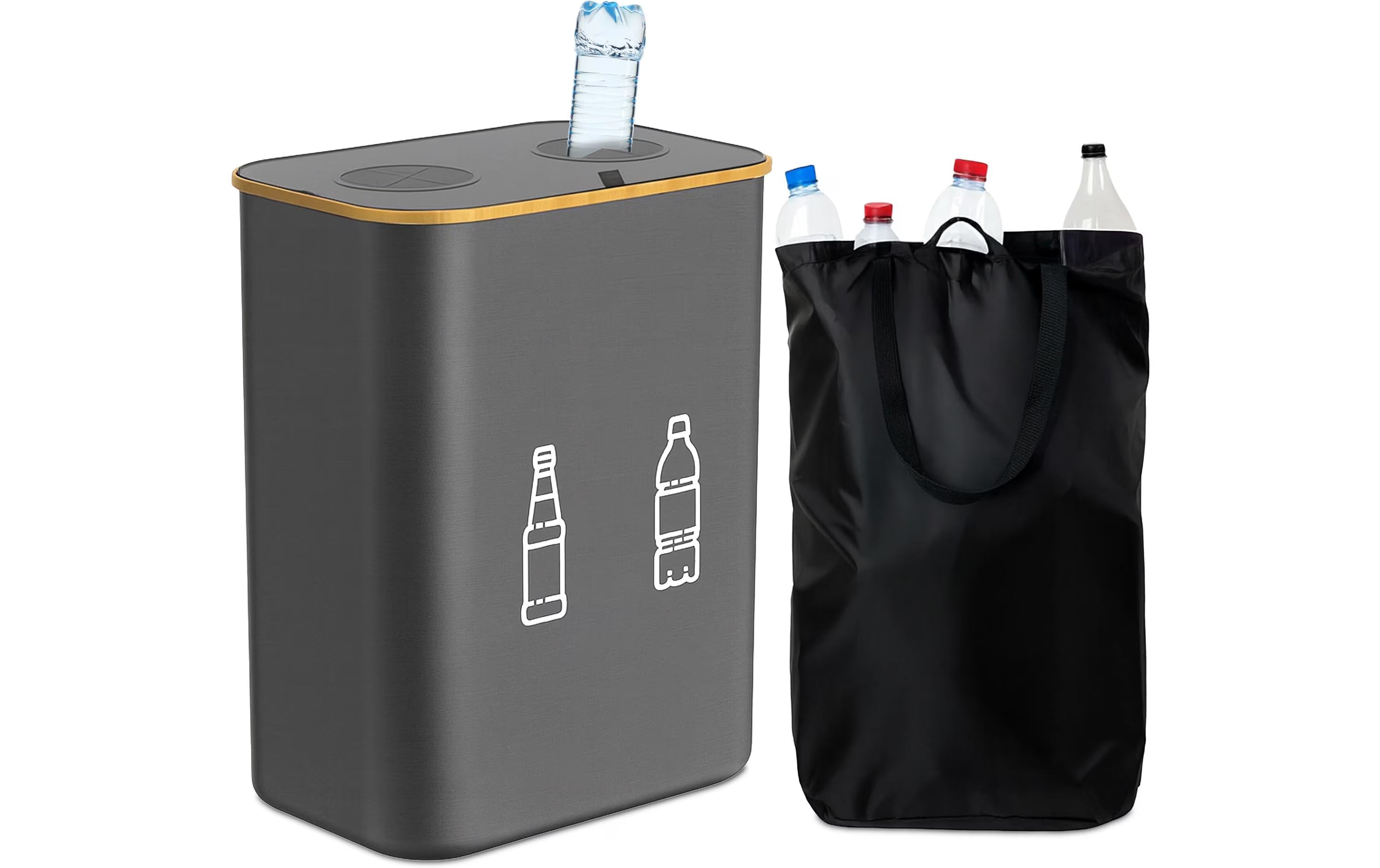 relaxdays PET Sammelbehälter 160 Liter