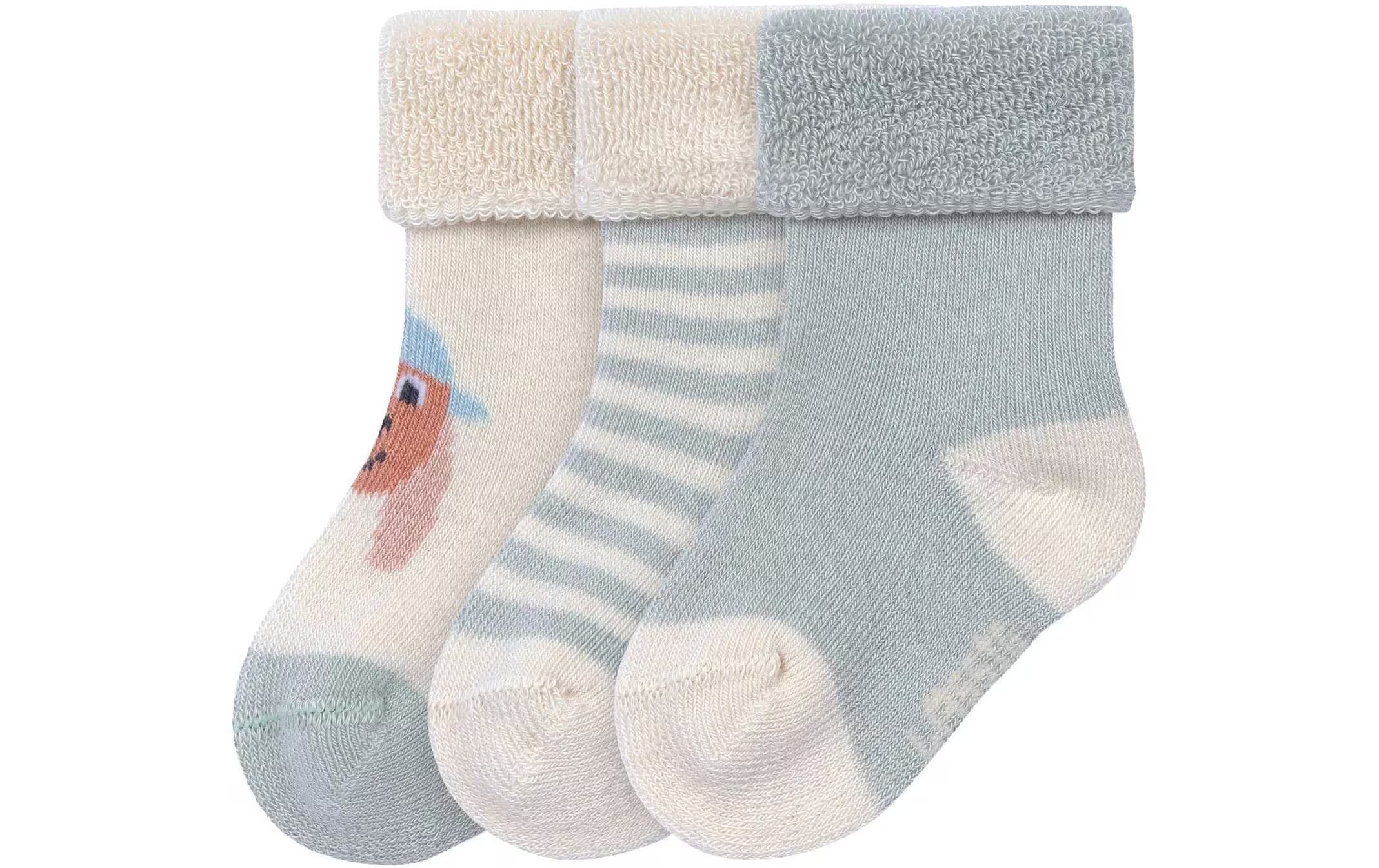 Lässig Erstlings-Terry Socken Hund 3er