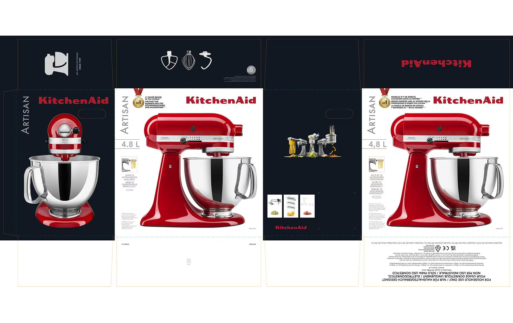 KITCHENAID Verpackung zu KSM100-200