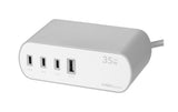 F.power Tischsteckdosenleiste DOKK 35W