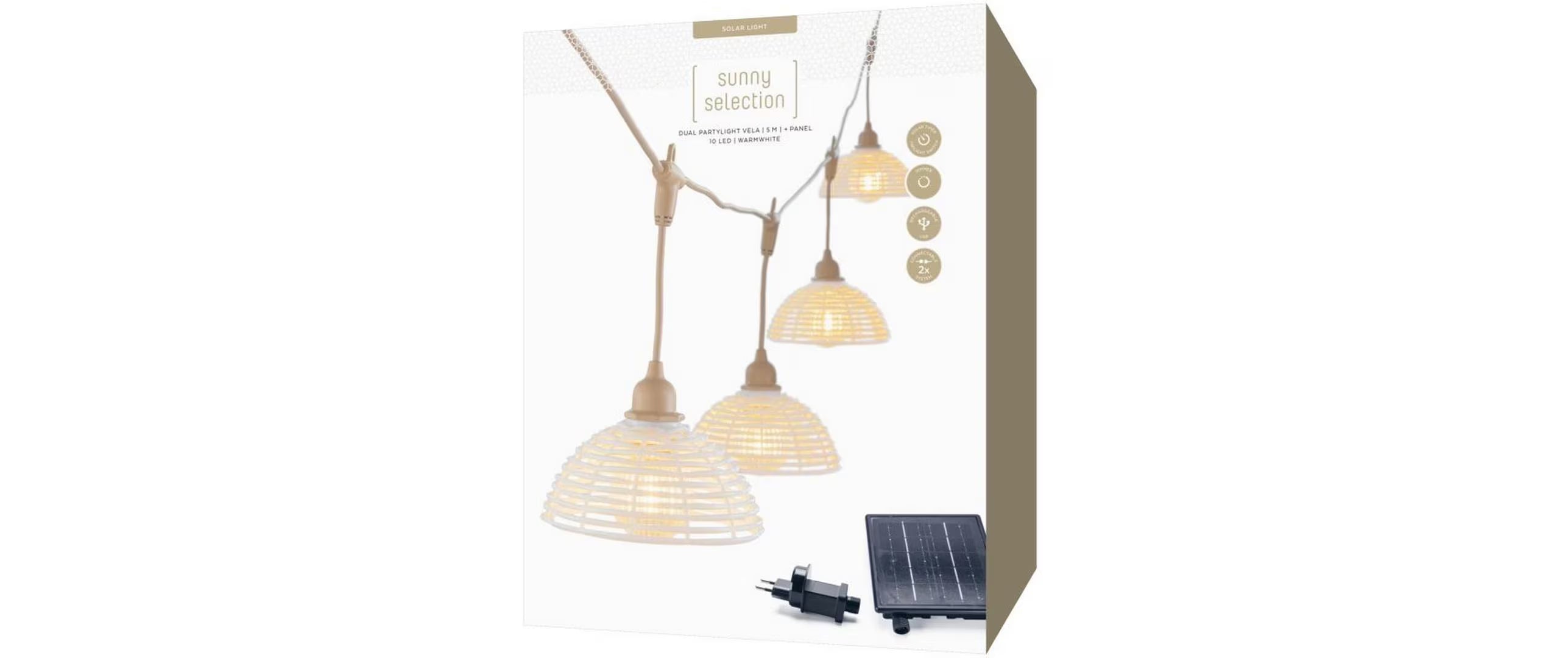 STTSolar Dual Partylight Vela