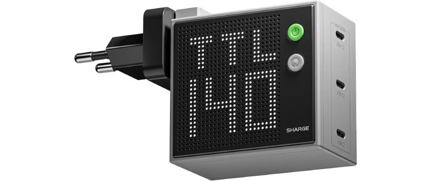 Sharge Ladegerät PIXEL 140, 140W, grau