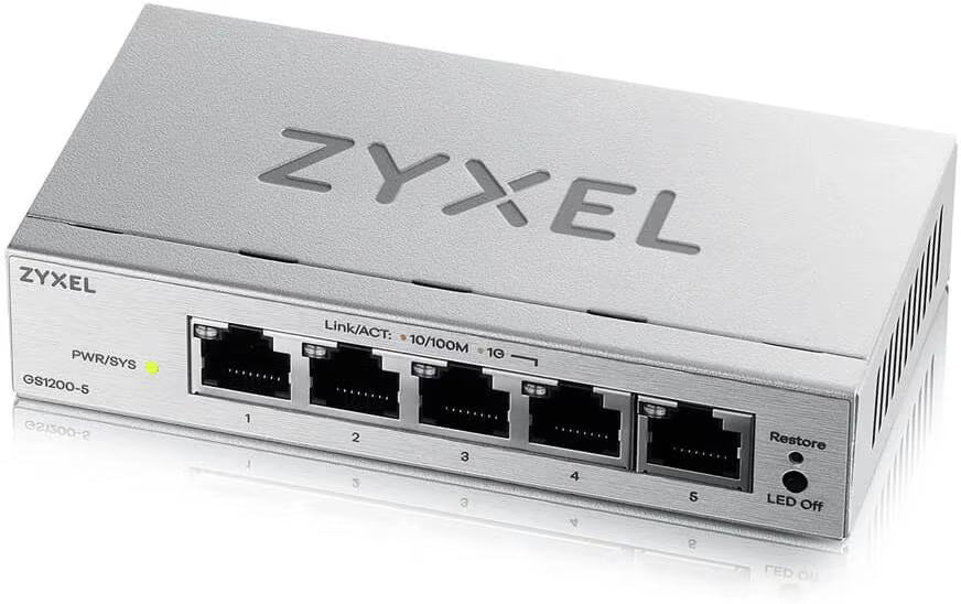 ZyXEL GS1200-5 IPTV v3 5 Port Switch