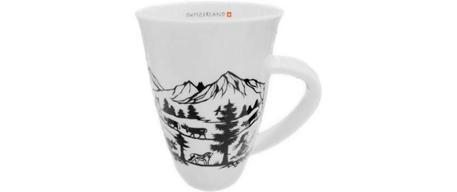 CN Tasse Scherenschnitt Familie