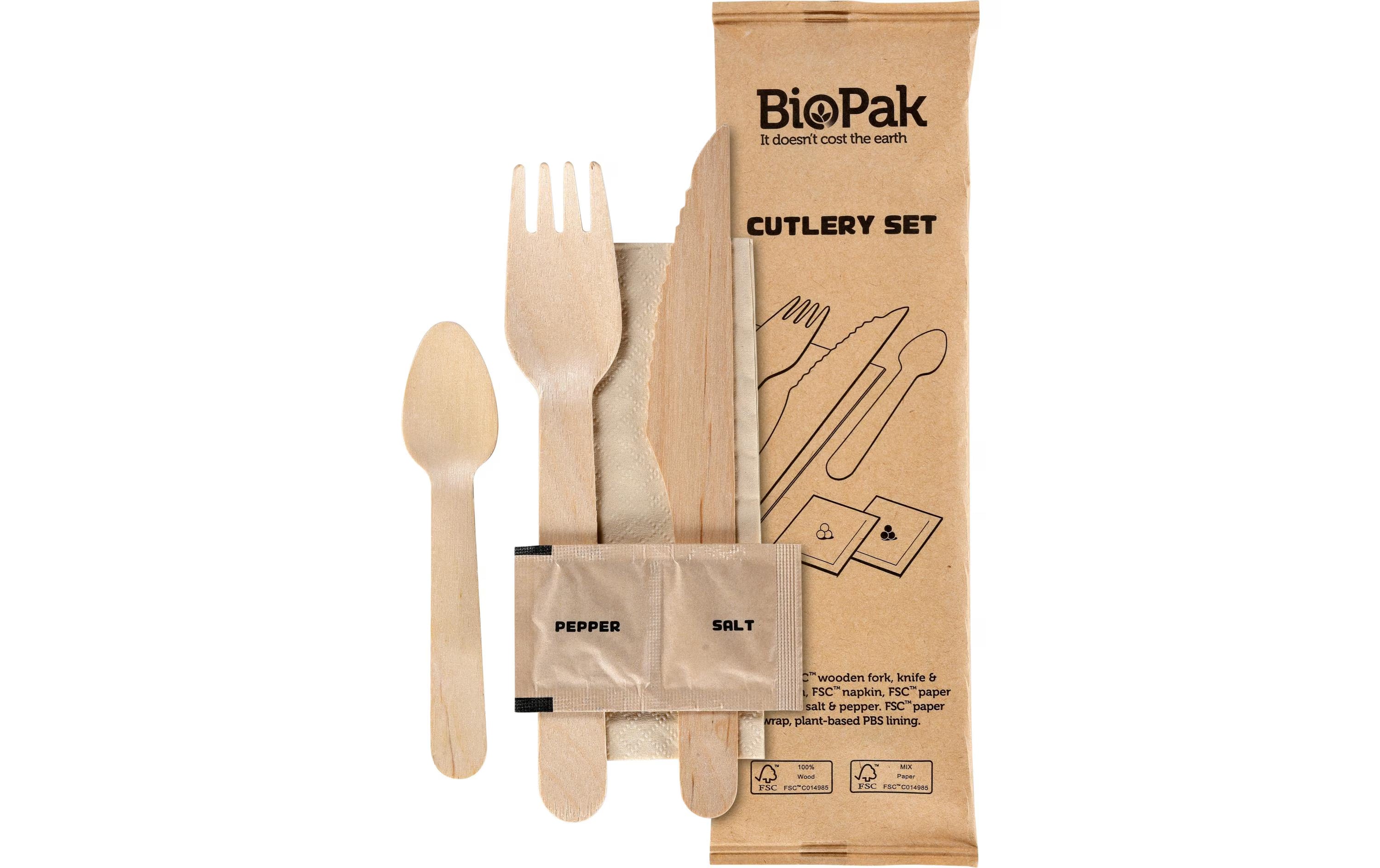 Duni Petit Besteckset 6/1 Holz