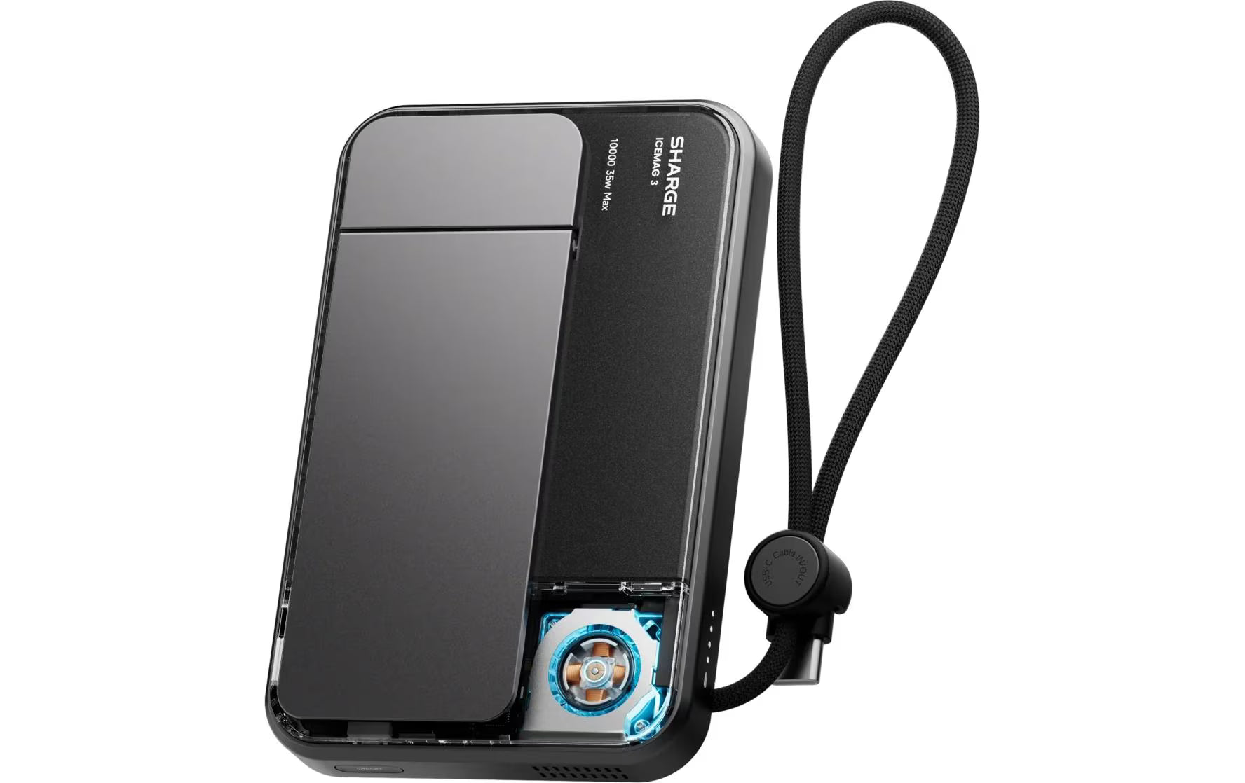 Sharge Powerbank ICEMAG 3, 10000mAh,schwarz