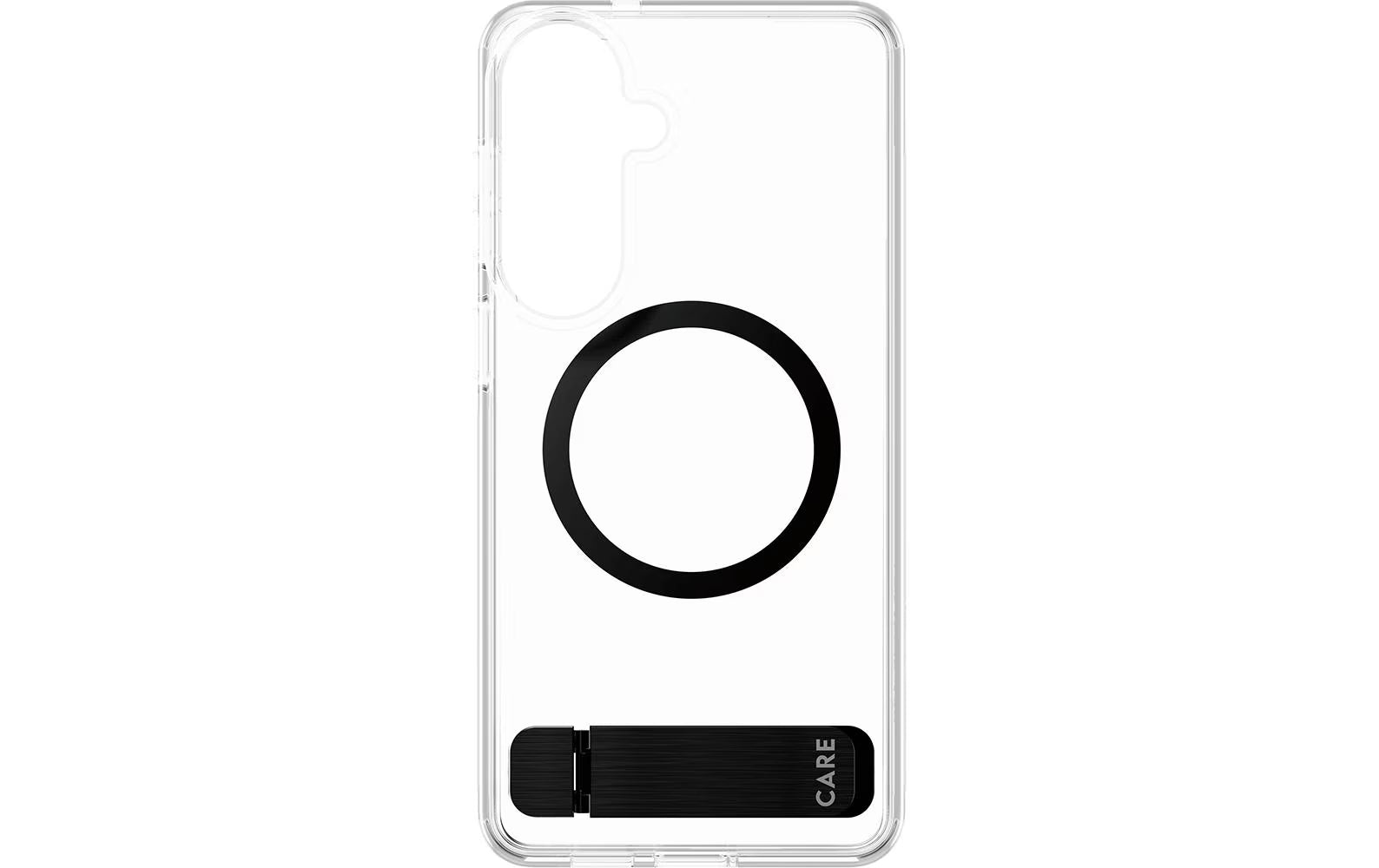 CARE Case, Transparent + KS, Black & Qi