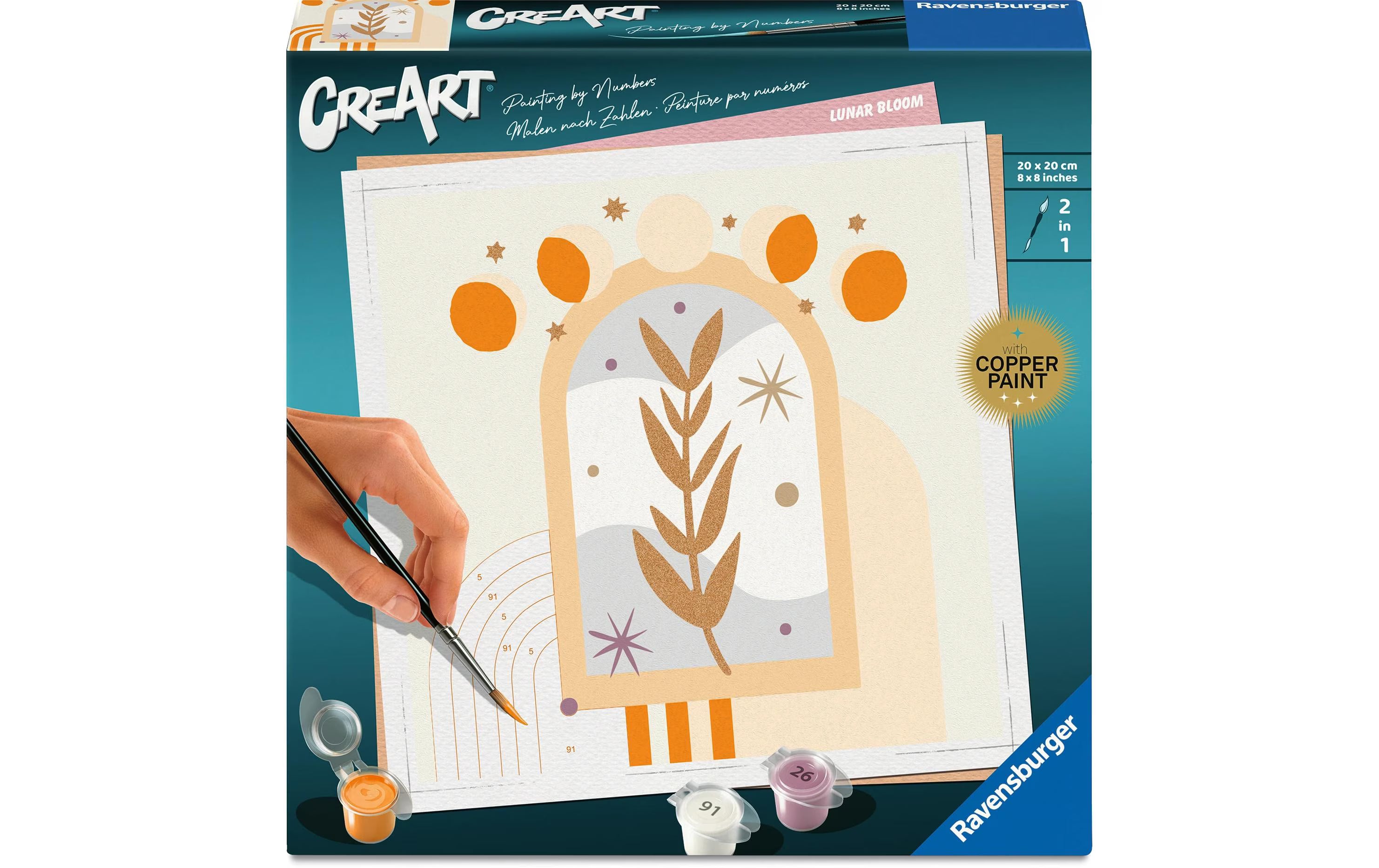 CreArtMalen nach Zahlen Mondblüte