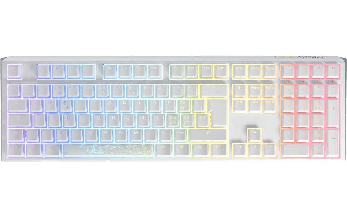 Ducky ONE 3 Classic MX Cherry Red White