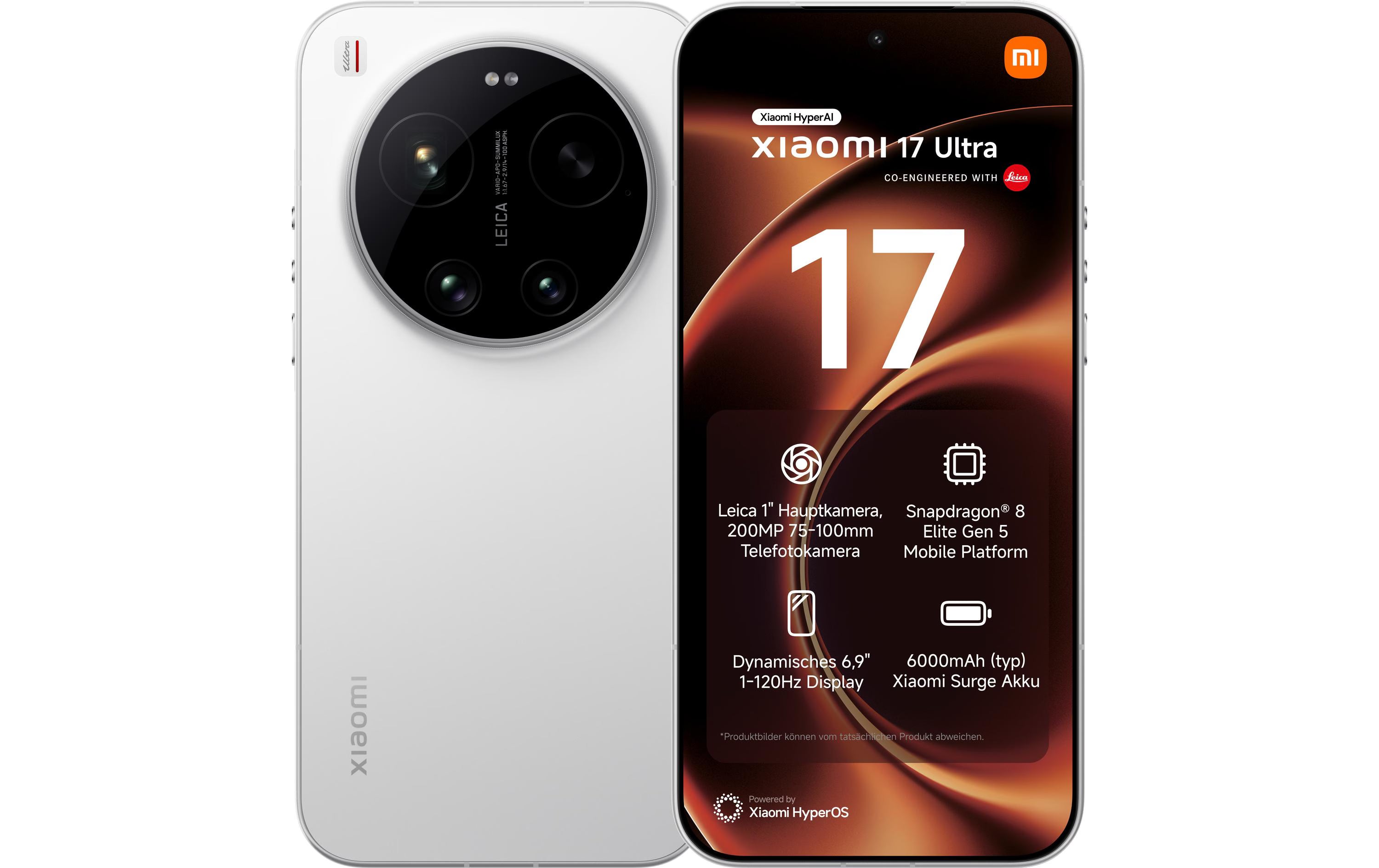 Xiaomi 17 Ultra 512GB white