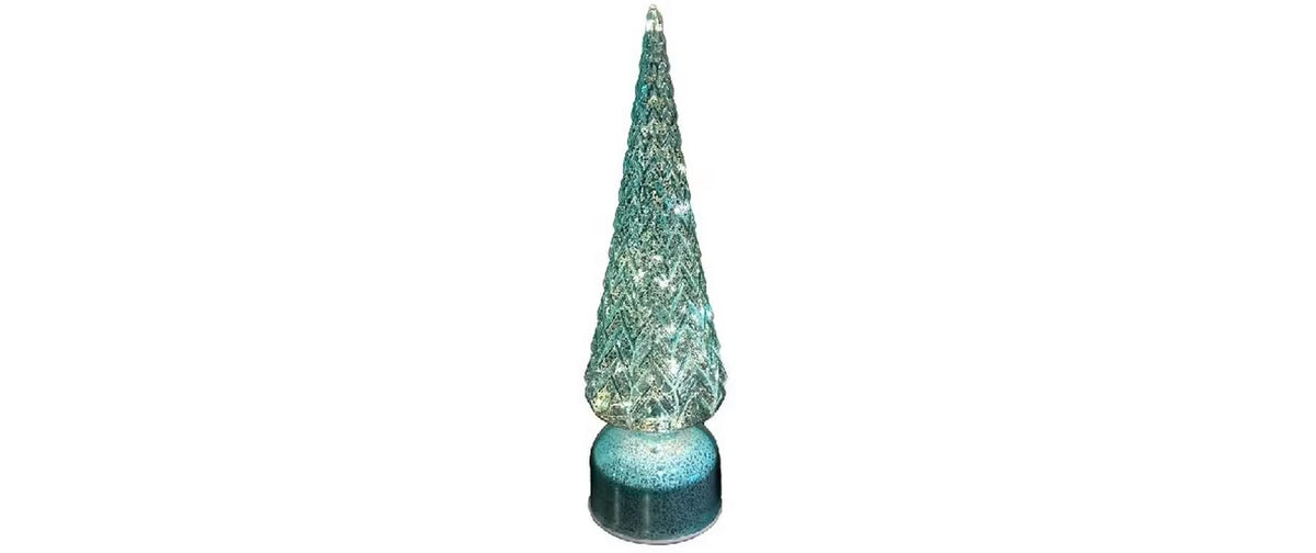 Dameco LED Glas Deko Tannenbaum