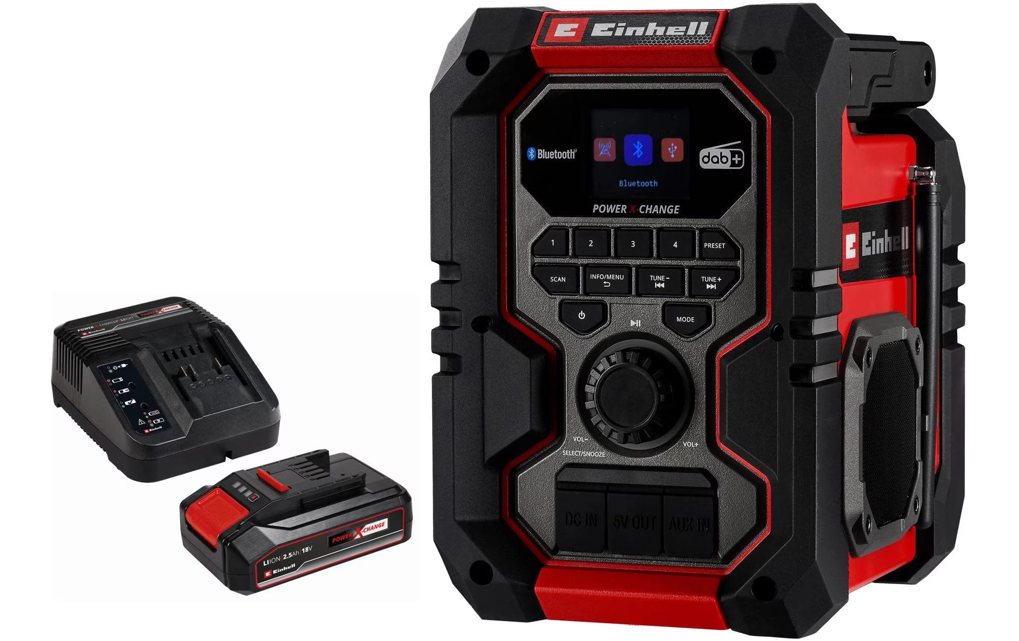 TE-CR 18 Li DAB+/FM/BT (1x2.5 AH Kit)
