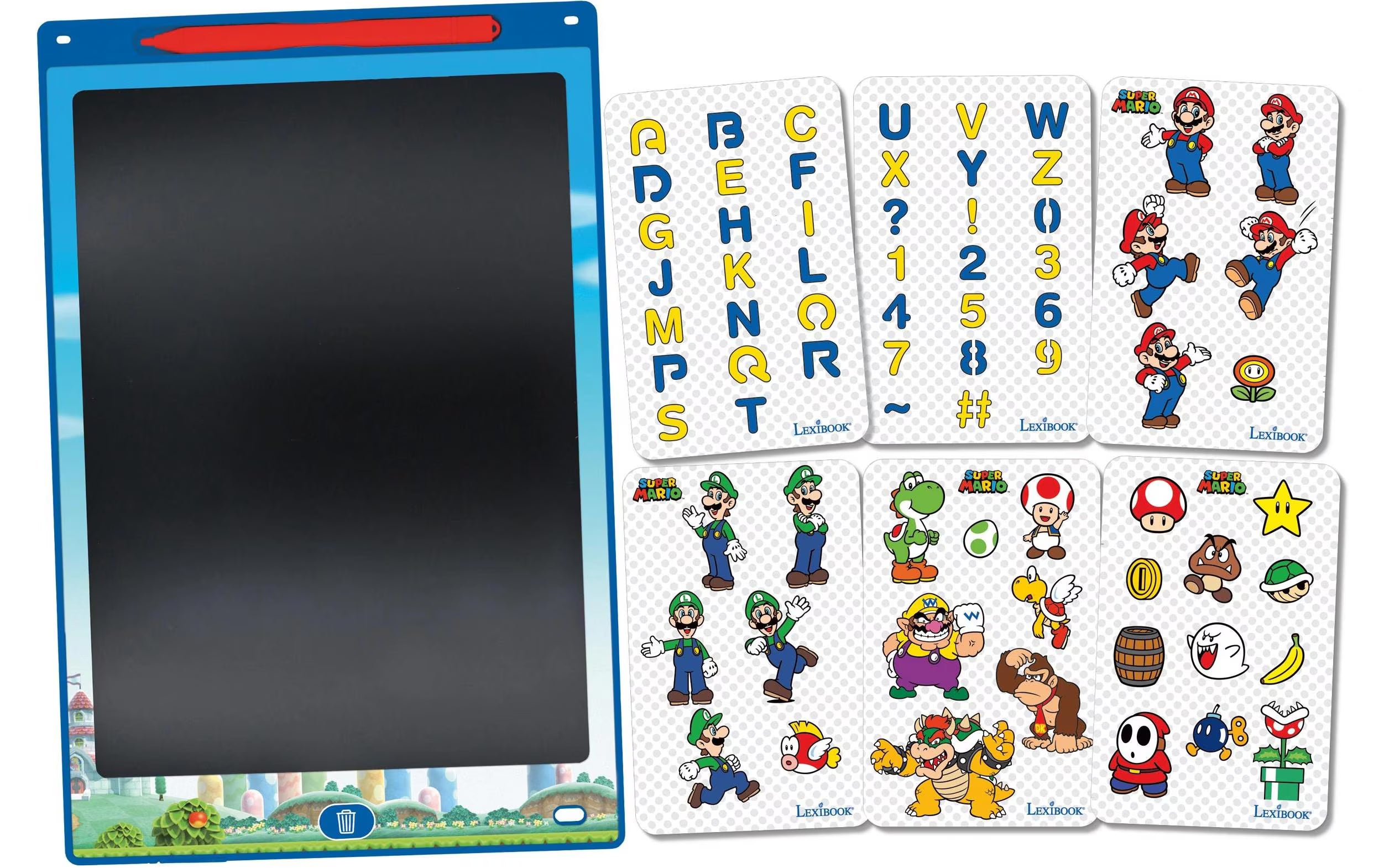 Super Mario Magic Tab with stencils