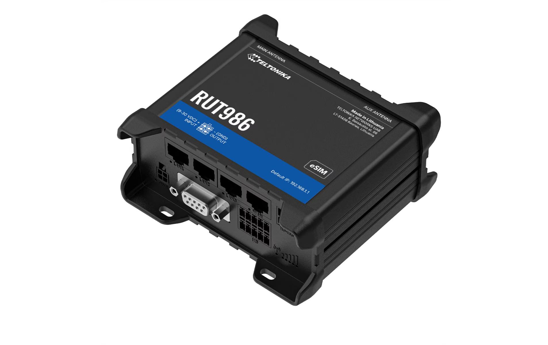 Teltonika RUT986 LTE-Industrierouter,Global