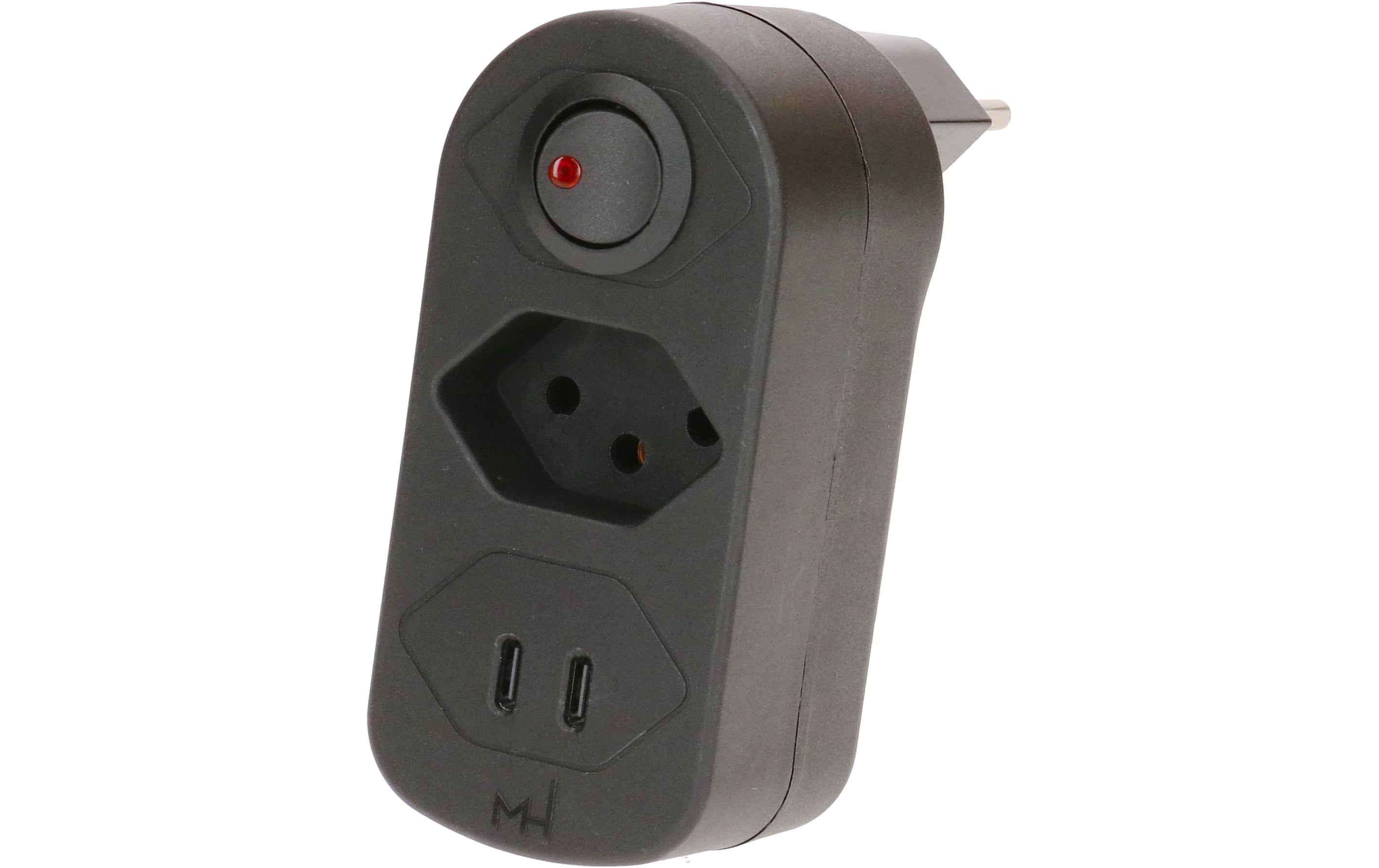 Abzweigstecker ADAPT 1x Typ 13 USB-C/C