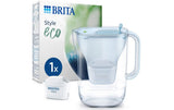 BRITA Wasserfilter Style eco gletscherblau