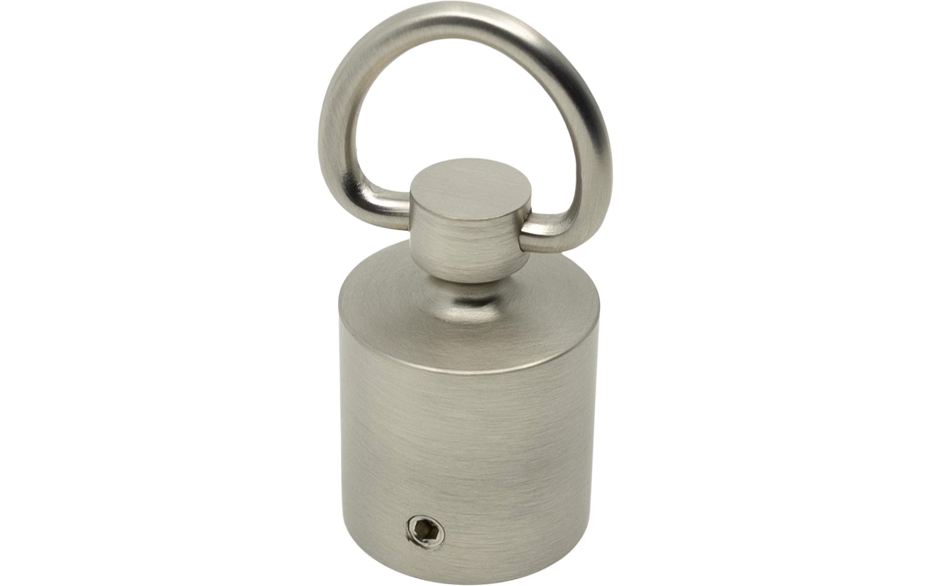Seilendkappe/Ring 30mm Nickel matt