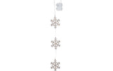 Outdoor Stina Snowflake Transparent, 58cm