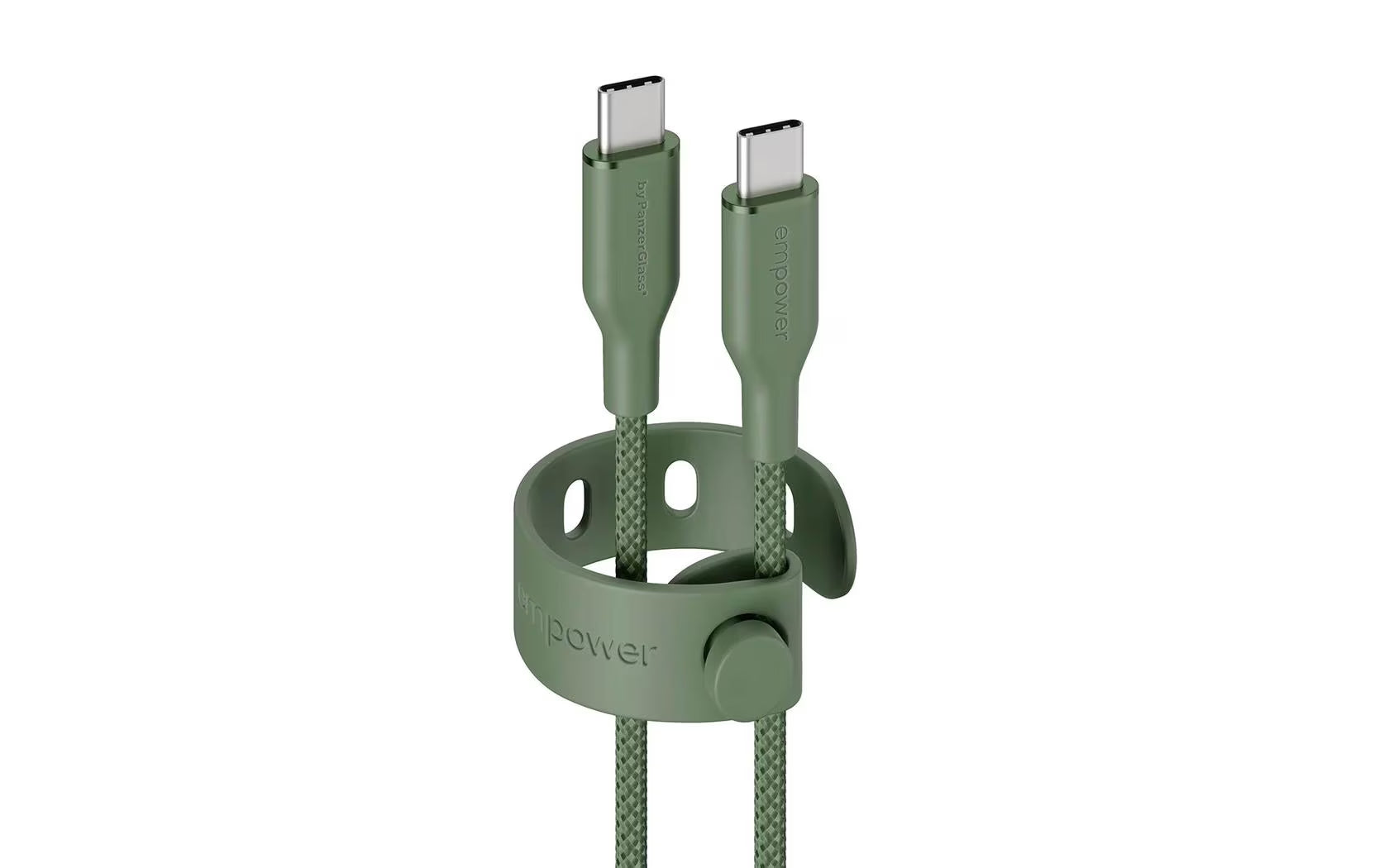empower USB-Kabel C-C, 60W, 1.2m, sage