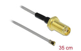 Delock Antennenkabel SMA Bu zu MHF 4LSt