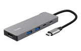 Trust Dalyx 5-in-1 USB-C Multi-Port-Adapter