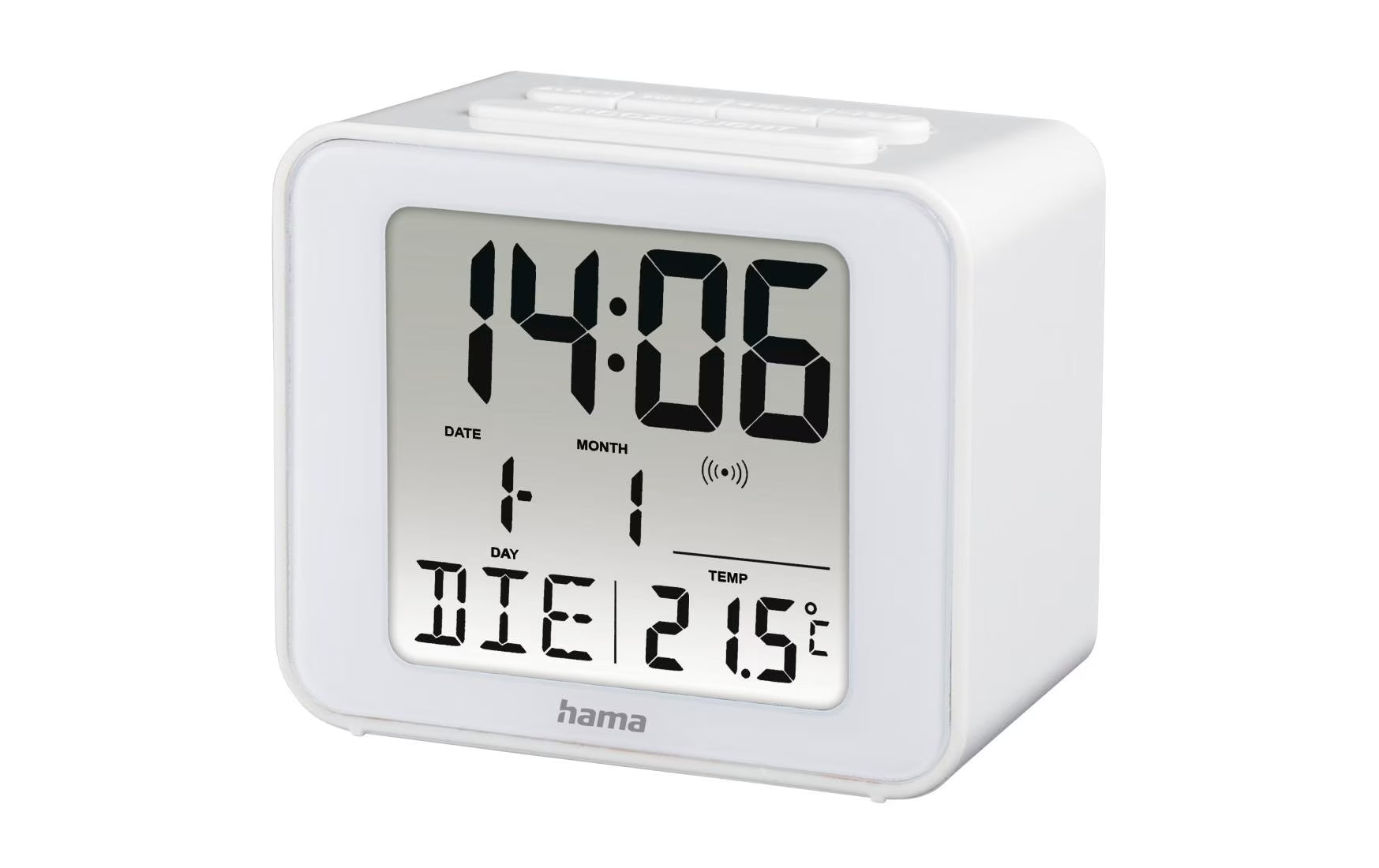 Hama Funkwecker Cube, Weiss