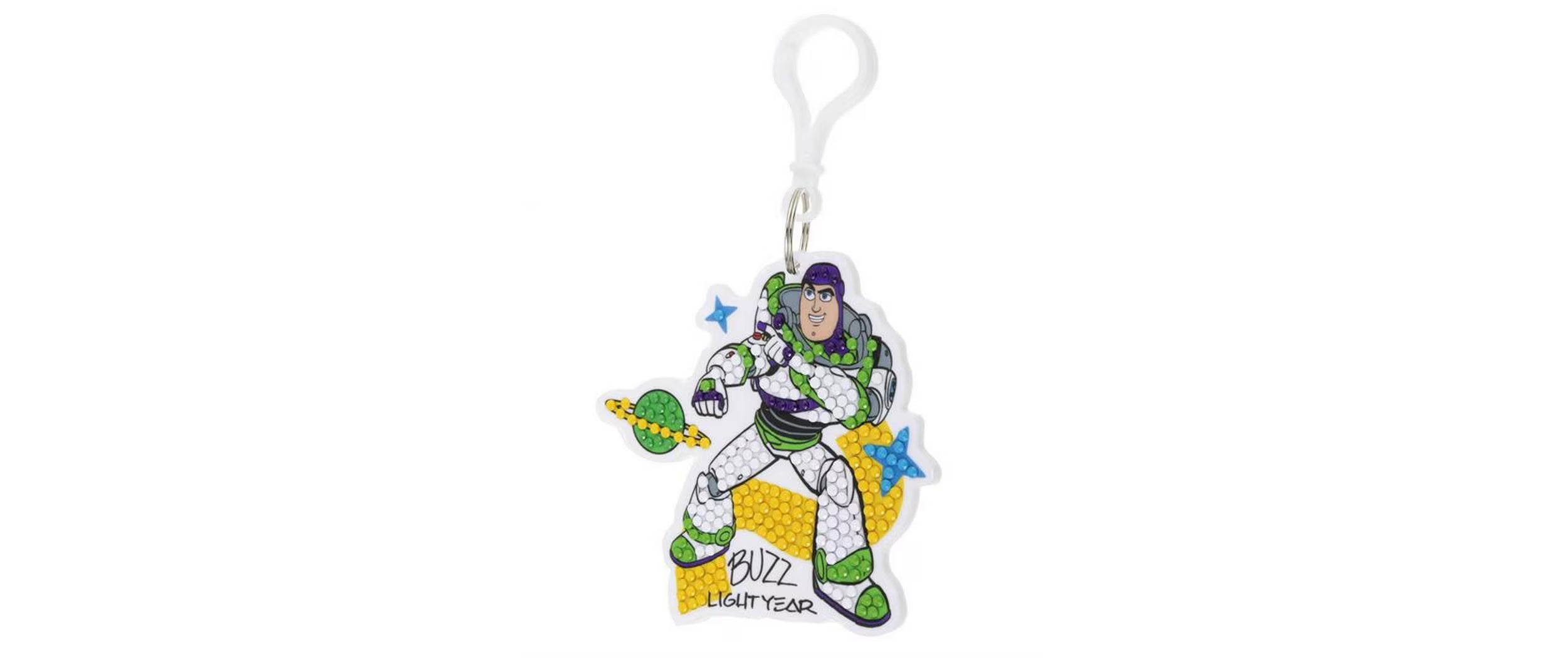 Buzz Lightyear Crystal Art Bag Charm