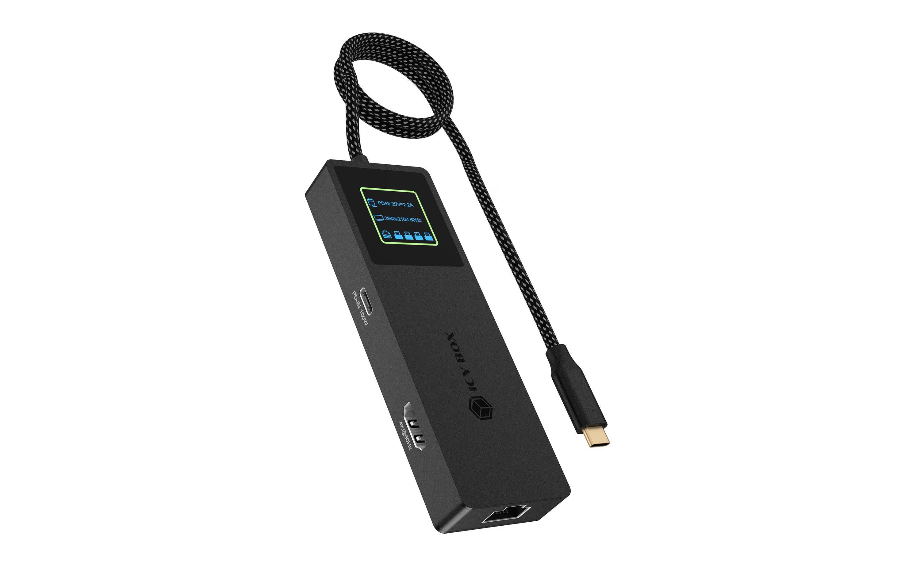 ICY BOX IB-DK4038-LCD Dockingstation