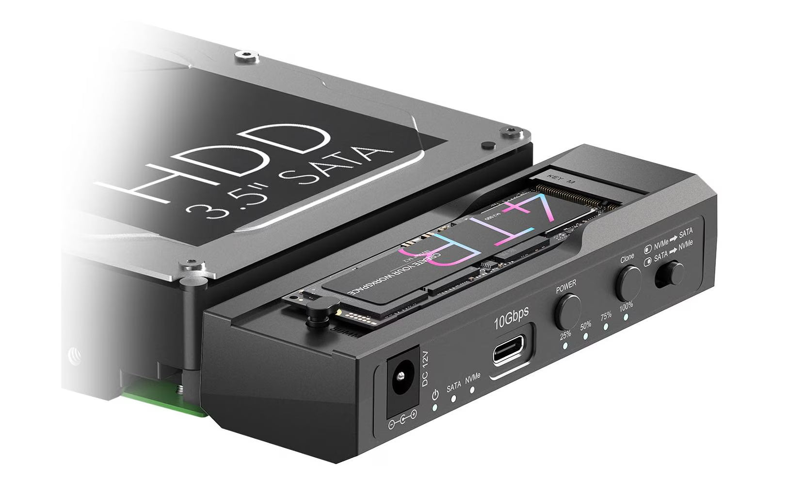 ICY BOX IB-2911MSCL-CU31 Dock/Klonstation