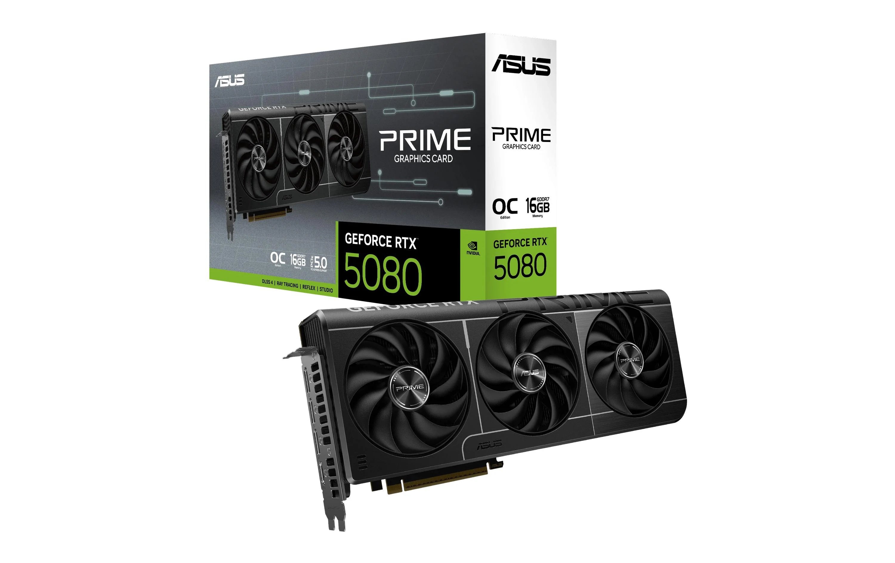 ASUS PRIME RTX5080 EVO O16G, GDDR7