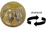 Dameco LED Glas Crackle Kugel