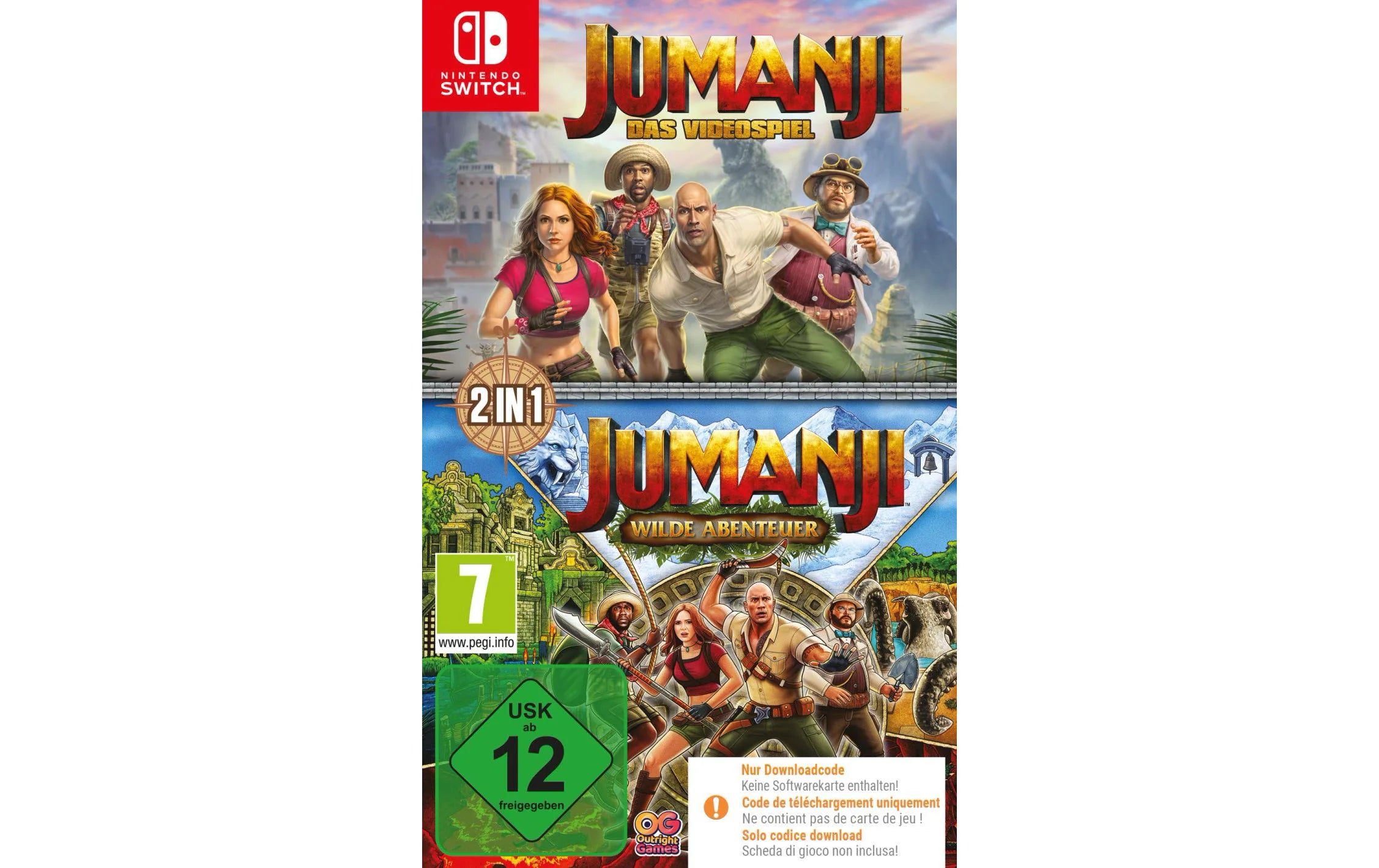 Jumanji 1+2 Compilation, Switch